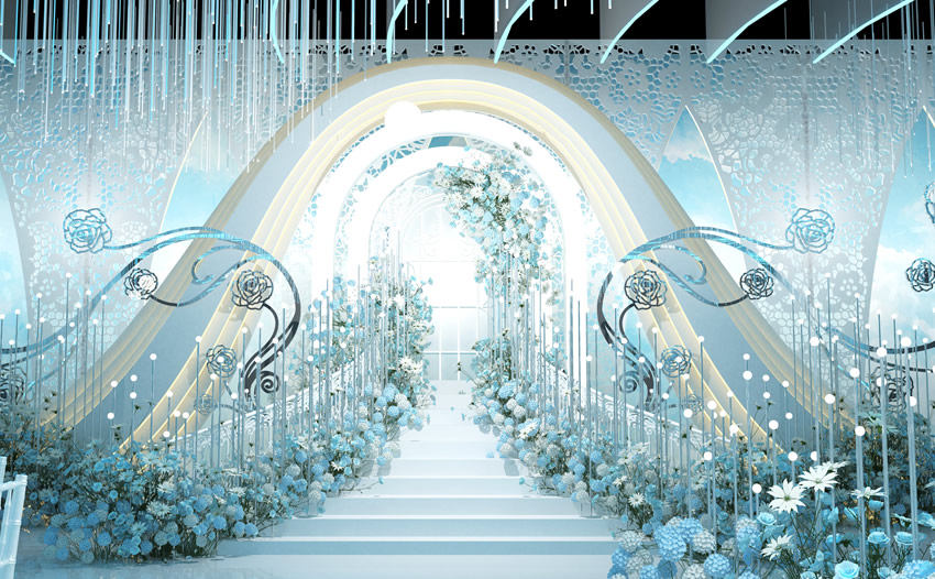 若尔盖釡香烙馍村水晶厅效果展示